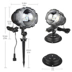 Proyector de Luces Navideñas LED con Efecto Nieve