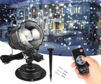Proyector de Luces Navideñas LED con Efecto Nieve