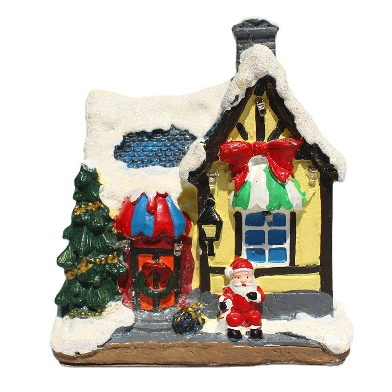 Casita Navideña con Luces LED