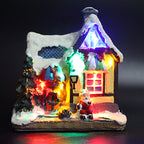 Casita Navideña con Luces LED