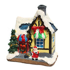 Casita Navideña con Luces LED