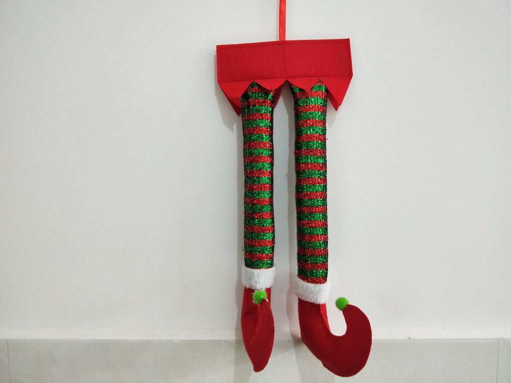 Piernas Decorativas Navideñas