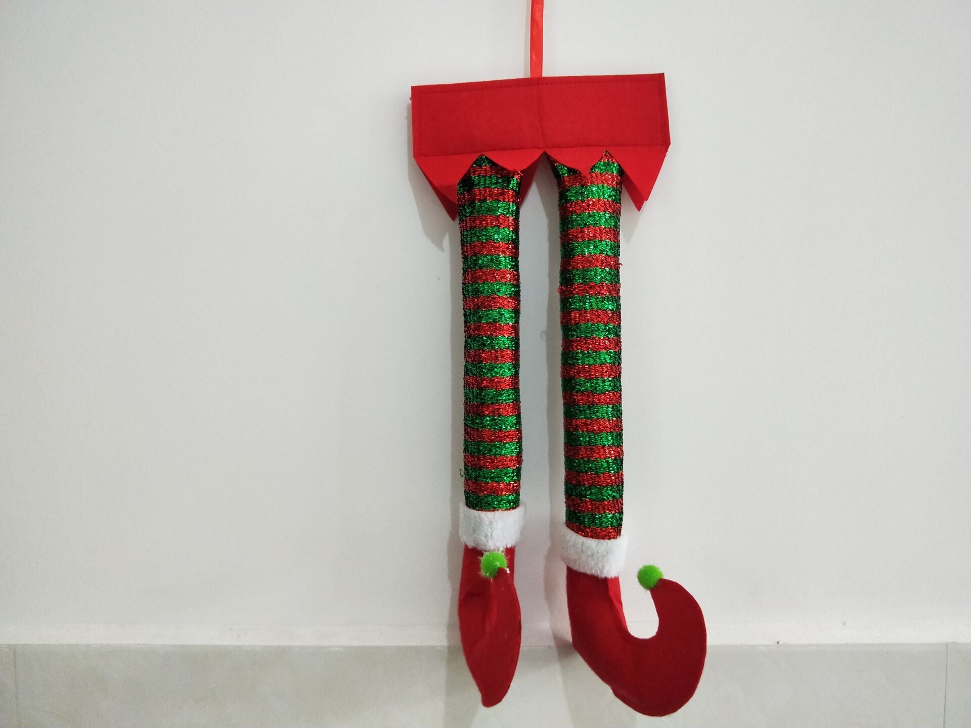 Piernas Decorativas Navideñas