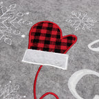 Falda Gris de Arbol Navideño